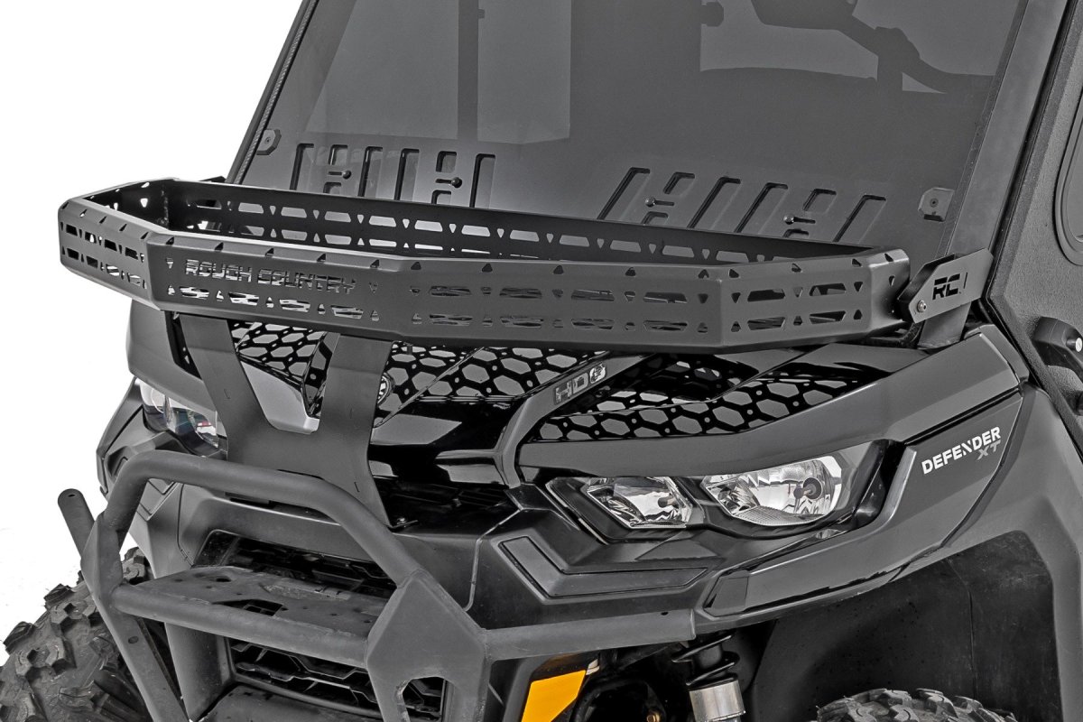 Can-Am Defender HD10 Limited Front Cargo Rack - Rough Country - '20-'24